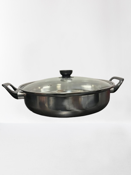 Stainless Steel Stock Pot - Heavy Duty Induction Cooking Pot with Visible Lid for Pasta, Soup, Spaghetti, Nonstick Thick Bottom Big Stockpot, Deep Cookware for Canning, Boiling, Simmer-3