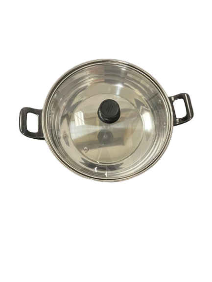 Stainless Steel Stock Pot - Heavy Duty Induction Cooking Pot with Visible Lid for Pasta, Soup, Spaghetti, Nonstick Thick Bottom Big Stockpot, Deep Cookware for Canning, Boiling, Simmer-2